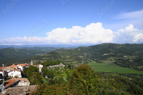 Motovun village in Croatia  Europe