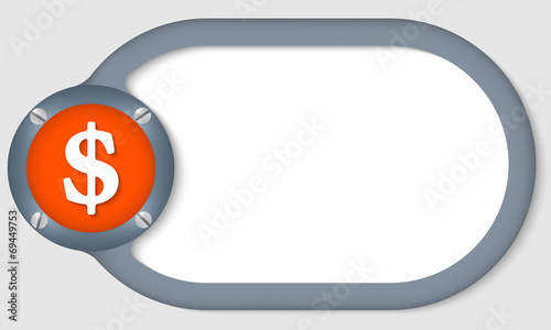 circular text frame for any text with dollar symbol