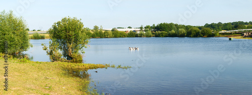 French countryside to the village of La Pommeraye photo