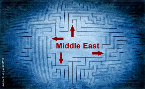 Middle east maze concept