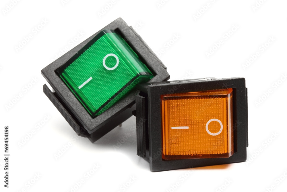 Obraz premium green and yellow buttons