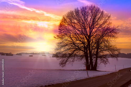 Winter Sunset © Andreas Krappweis