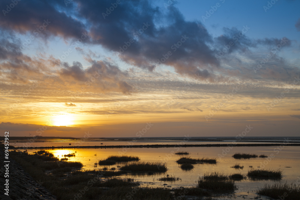 Abendstimmung an der Nordsee Abendstimmung an der Nordsee