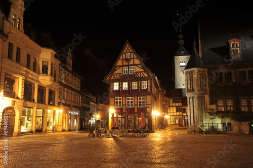 Quedlinburg at night, Germany © Irina