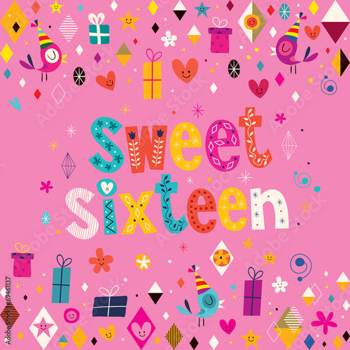 Sweet Sixteen card