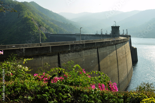 Concrete Dam in Thailand