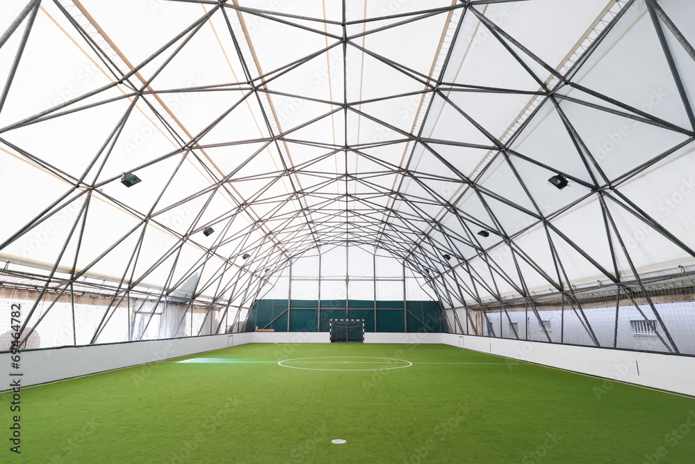 Fototapeta premium indoor football field