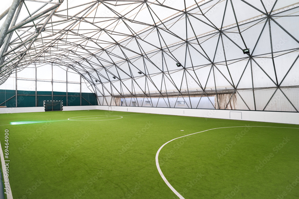 Obraz premium indoor football field