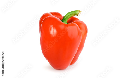 red pepper isolated on white background