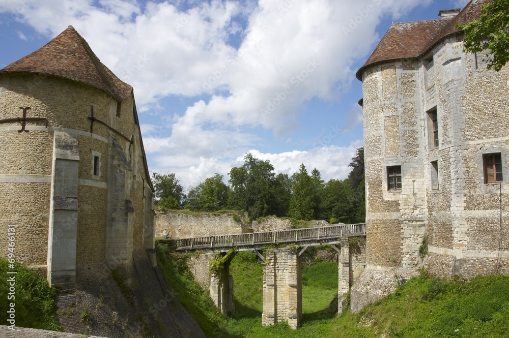 chateau de harcourt en normandie france