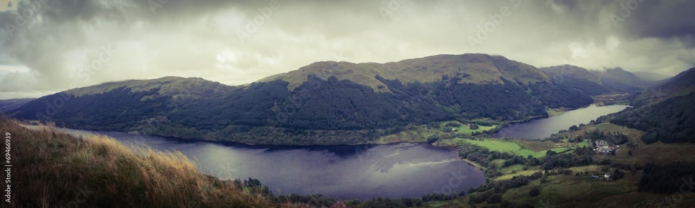 Obraz premium Lochs at Balquhidder Scotland
