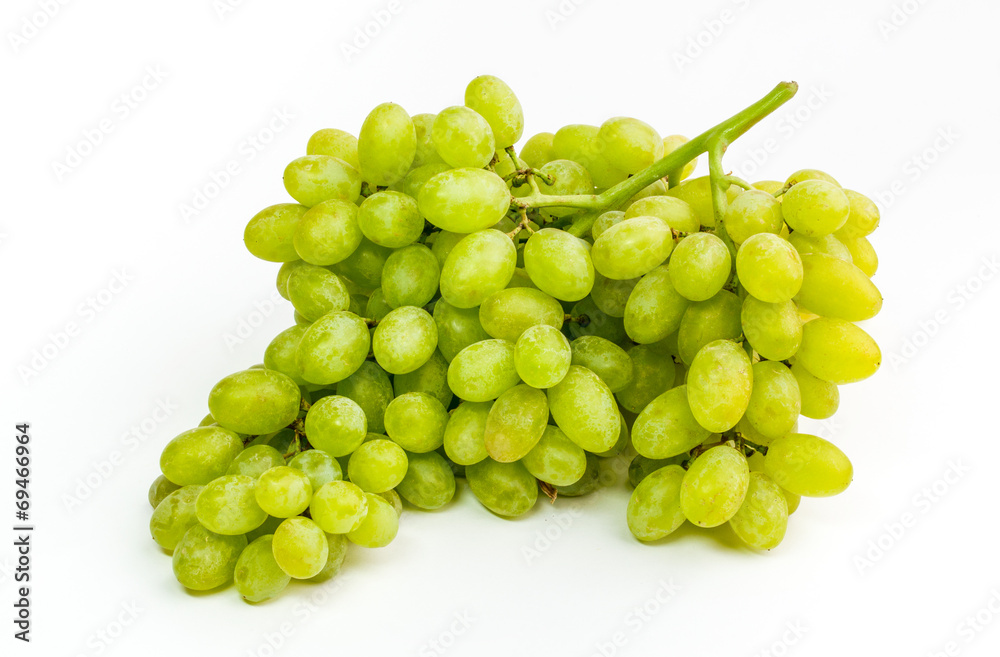 Grapes brunch closeup isolated