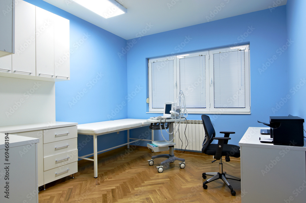 Interior room medical ultrasound diagnostic Interior room medical ultrasound diagnostic