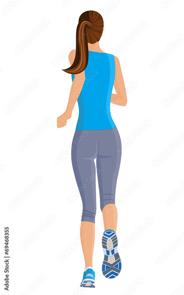 Running girl Running girl