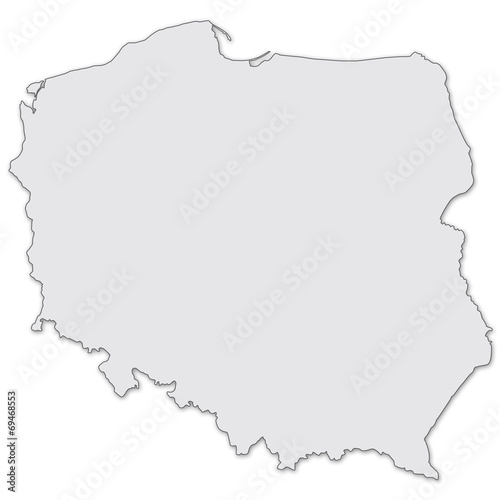 Map of Poland