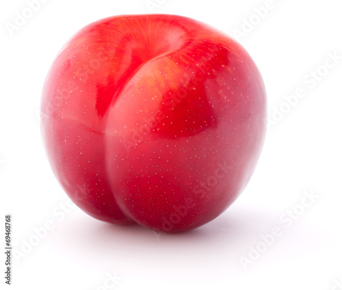 Sweet plum isolated on white background cutout