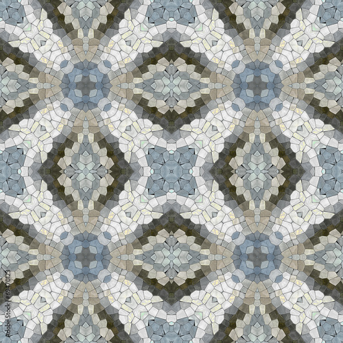 Glass mosaic kaleidoscopic seamless generated hires texture