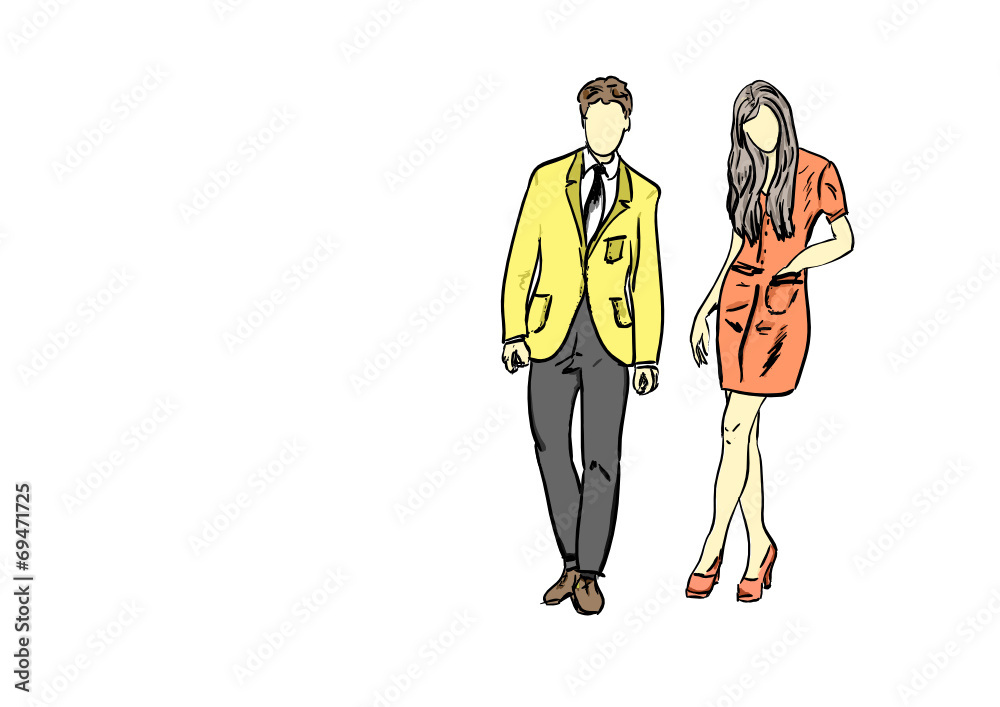 Obraz premium men and women