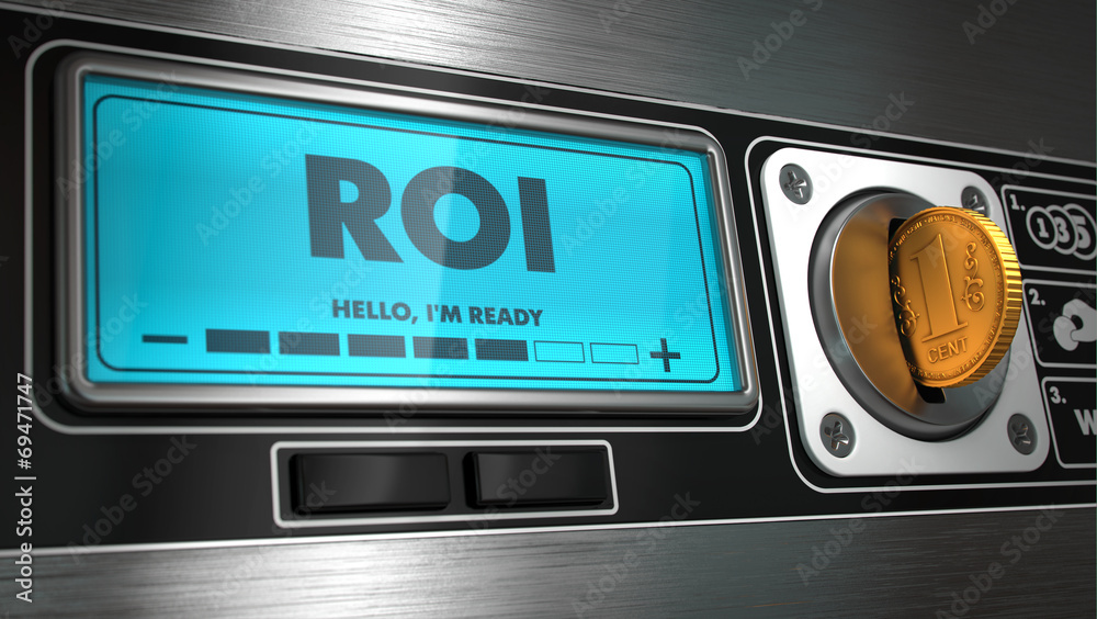 ROI on Display of Vending Machine.