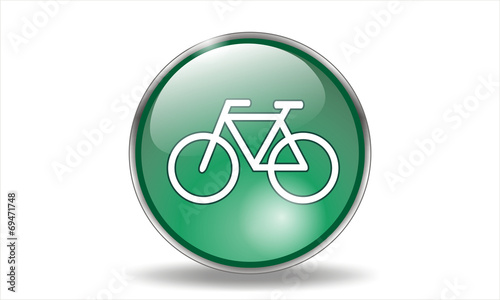 Bike green sign