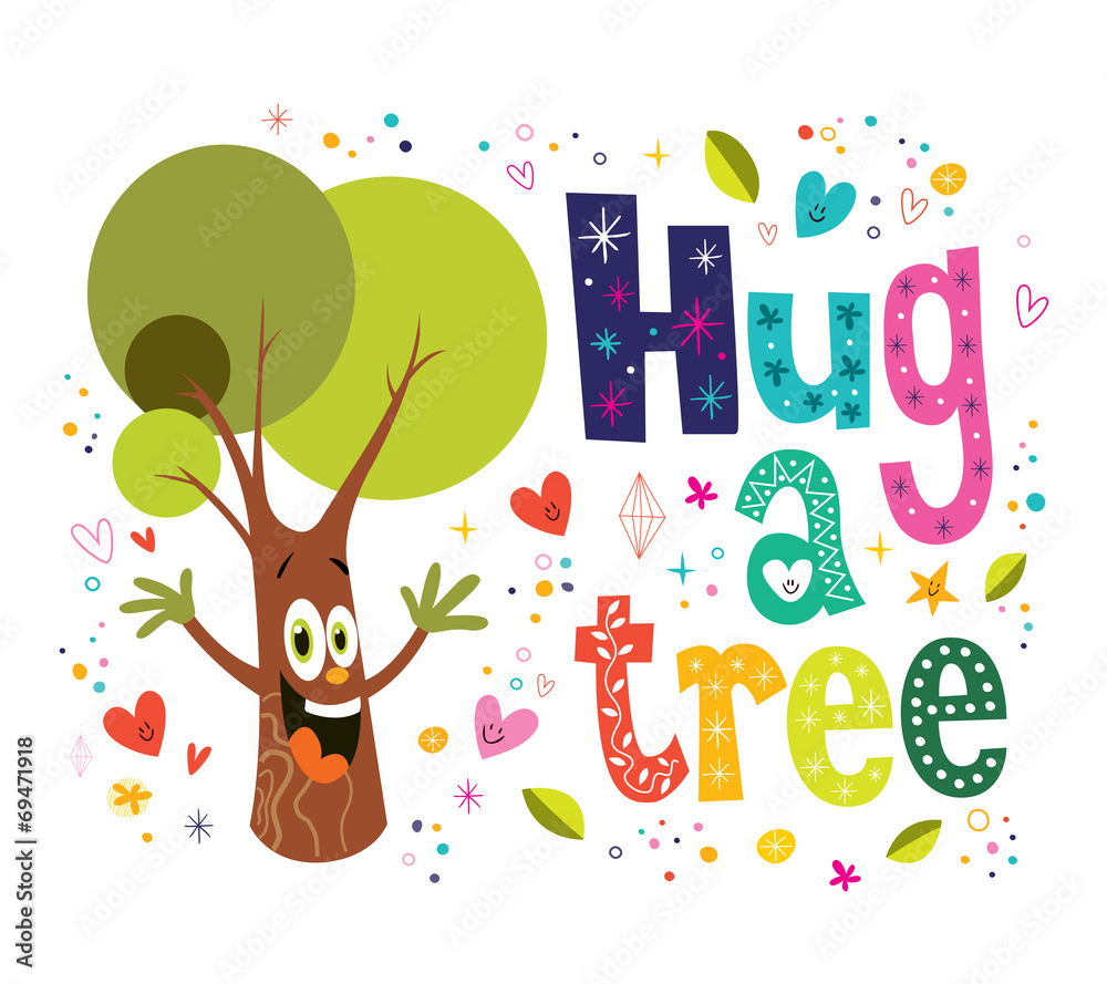 Obraz premium Hug a tree