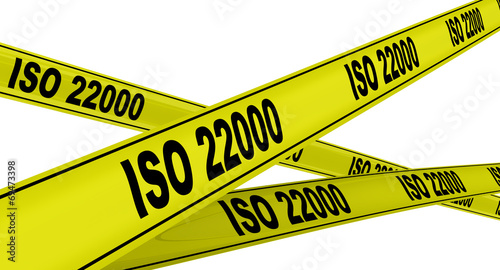 ISO 22000. Жёлтая оградительная лента