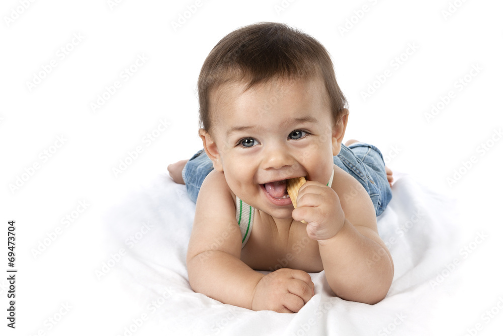 Baby isst Kekse Baby isst Kekse