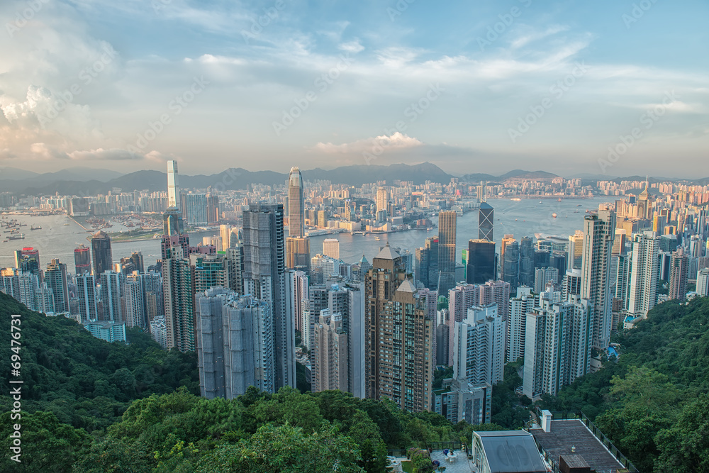Hong Kong viewed from Victoria Peak