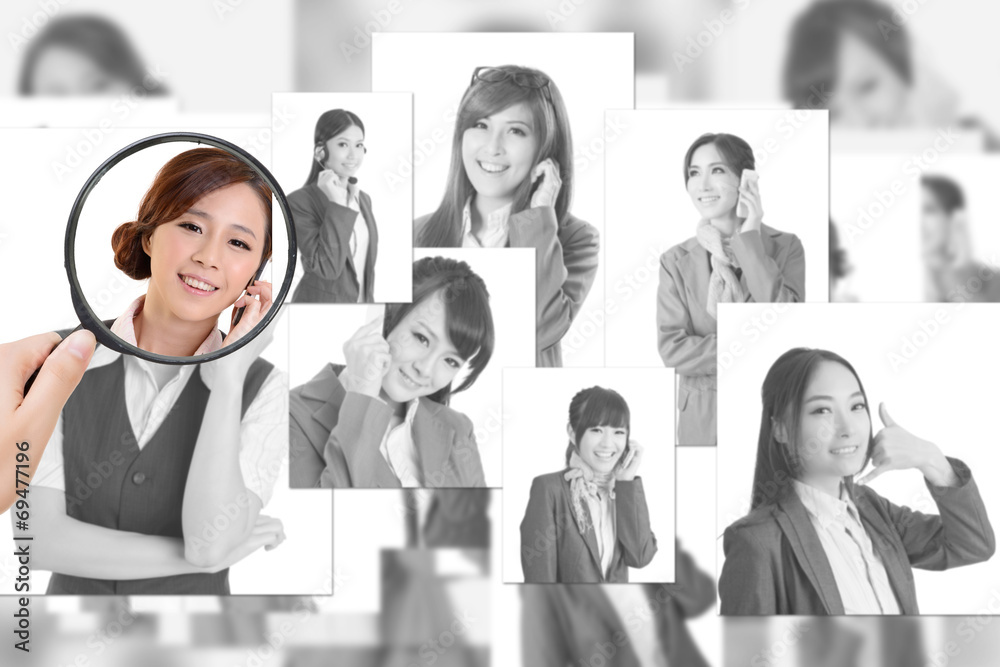 Obraz premium Concept of human resources