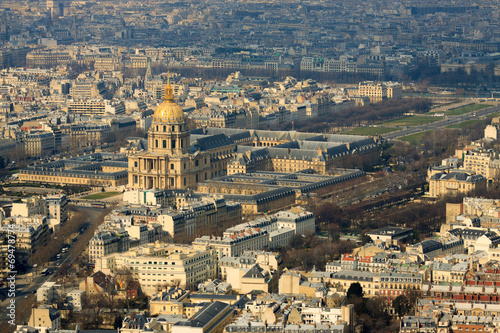 Les Invalides view from top