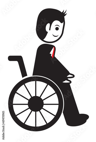 man on wheel
