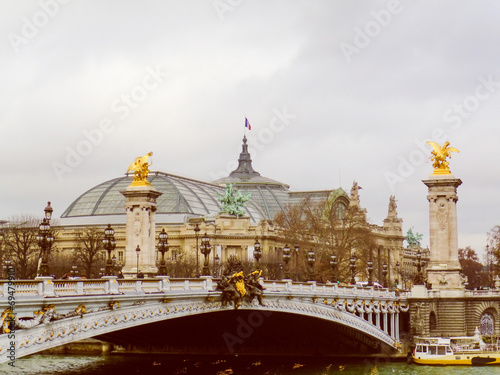Retro look Grand Palais Paris photo