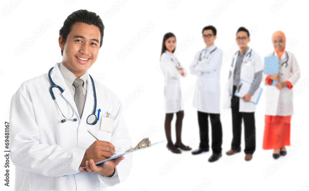 Fototapeta premium Southeast Asian doctors