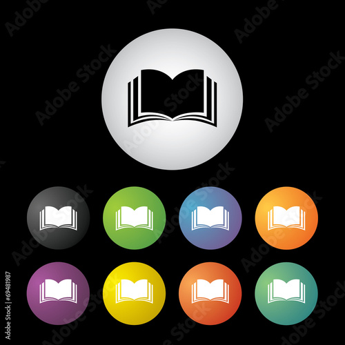 book icon set