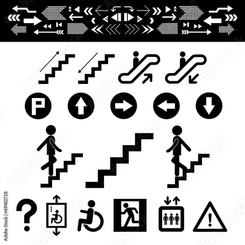 staircase symbol set
