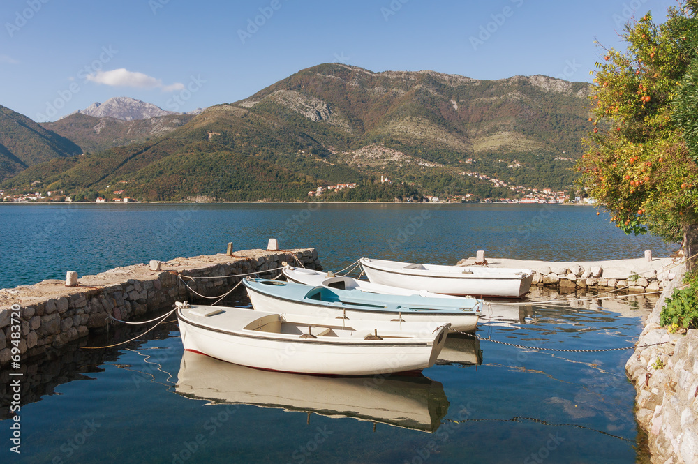 Autumn.  Bay of Kotor, Montenegro