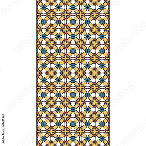 geometric stained glass window background