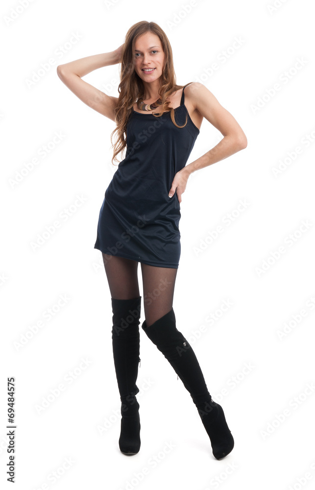 Young beautiful sexy brunette smiling woman Young beautiful sexy brunette smiling woman