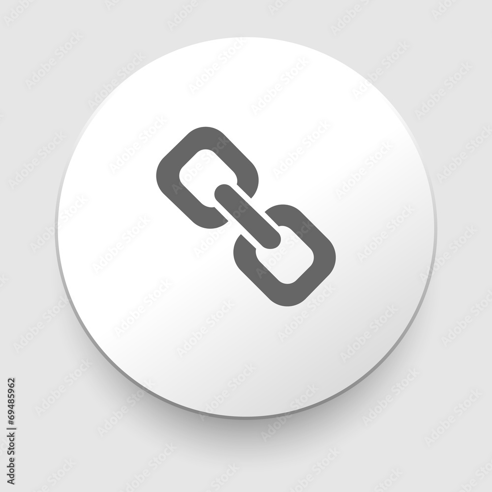 Vector chain or link icon Vector chain or link icon