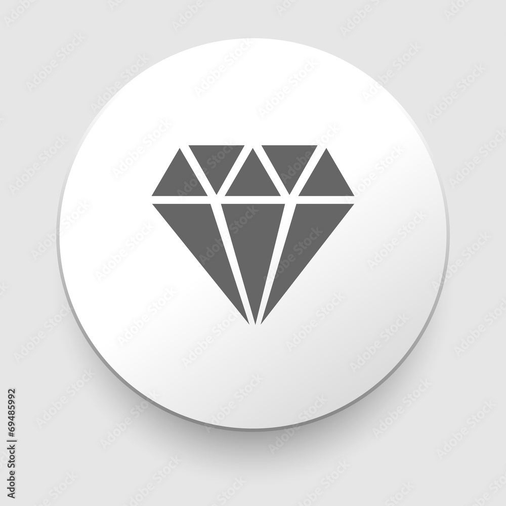 Diamond vector icon Diamond vector icon