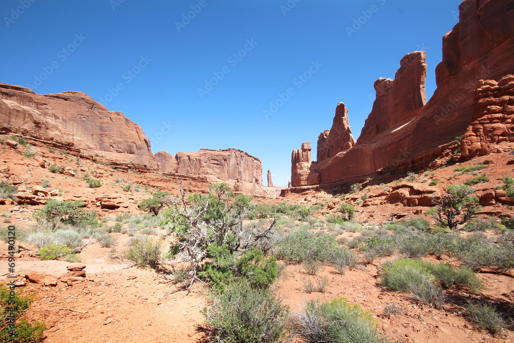 Park Avenue - Arches National Park (Utah) Park Avenue - Arches National Park (Utah)