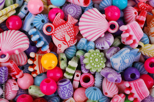 Fototapeta Color beads as background