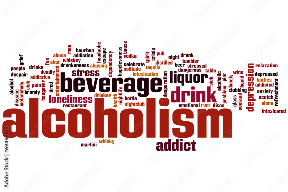 Alcoholism word cloud Alcoholism word cloud