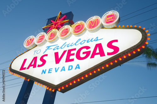 Welcome to Las Vegas neon sign