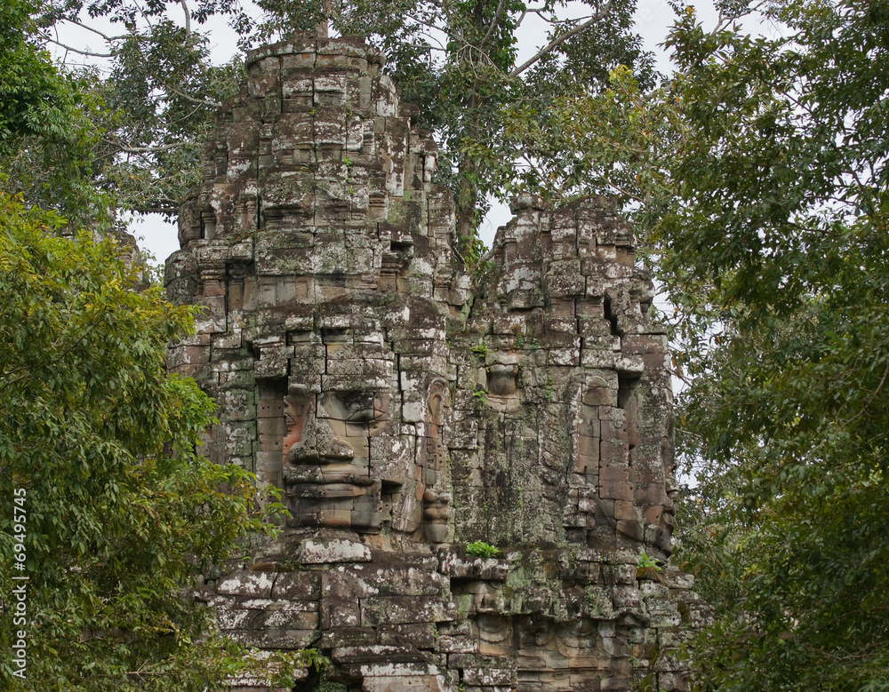 Khmer temple detail