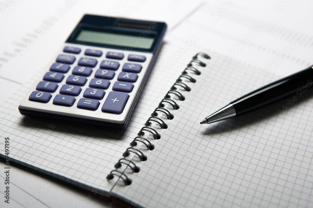 work on the calculator and papers work on the calculator and papers