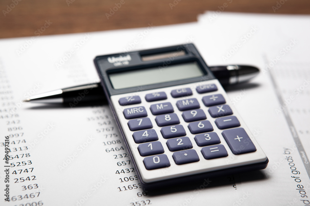 work on the calculator and papers work on the calculator and papers