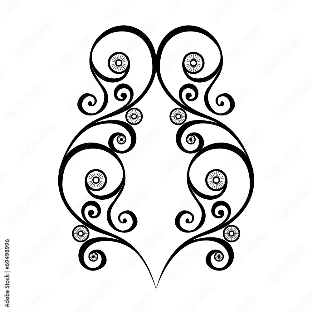 Vector Deco Abstract Symmetric Element. Design elements Vector Deco Abstract Symmetric Element. Design elements