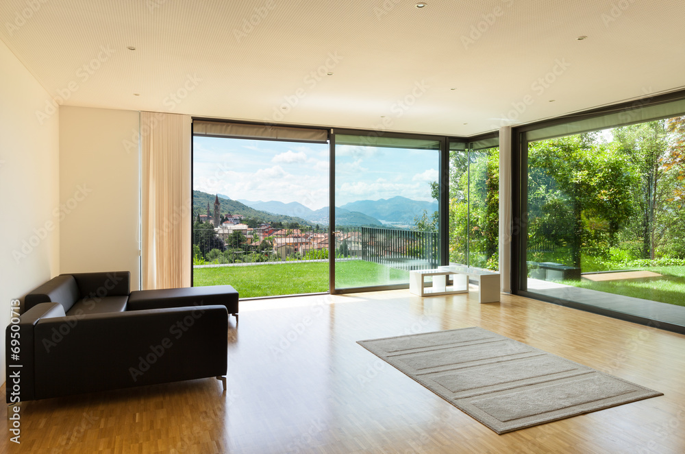Fototapeta premium house, wide living room