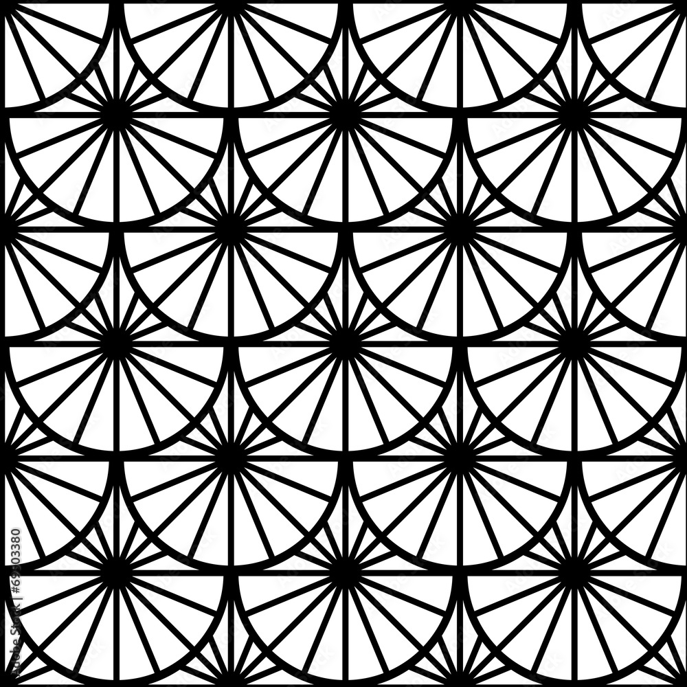 Abstract geometric circles seamless pattern. Abstract geometric circles seamless pattern.
